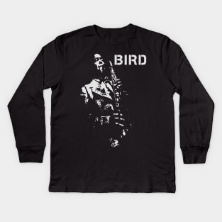 charlie parker Kids Long Sleeve T-Shirt